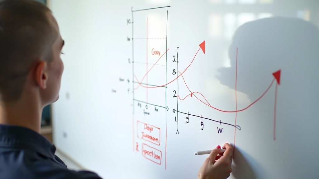 Animation timeline showing different timing curves plotted on a graph with easing functions visualized
